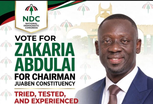 Suspended Obuasi SHS Head on poster vying for Regional NDC Chairman