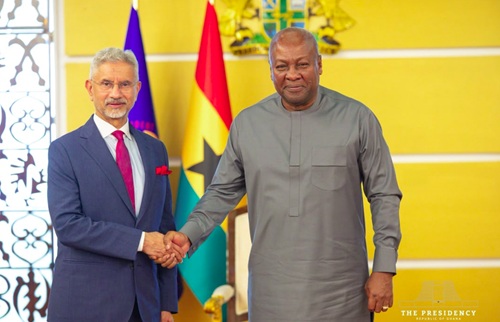 President Mahama meets Indian External Affairs Minister